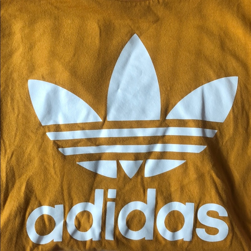 Yellow adidas t-shirt